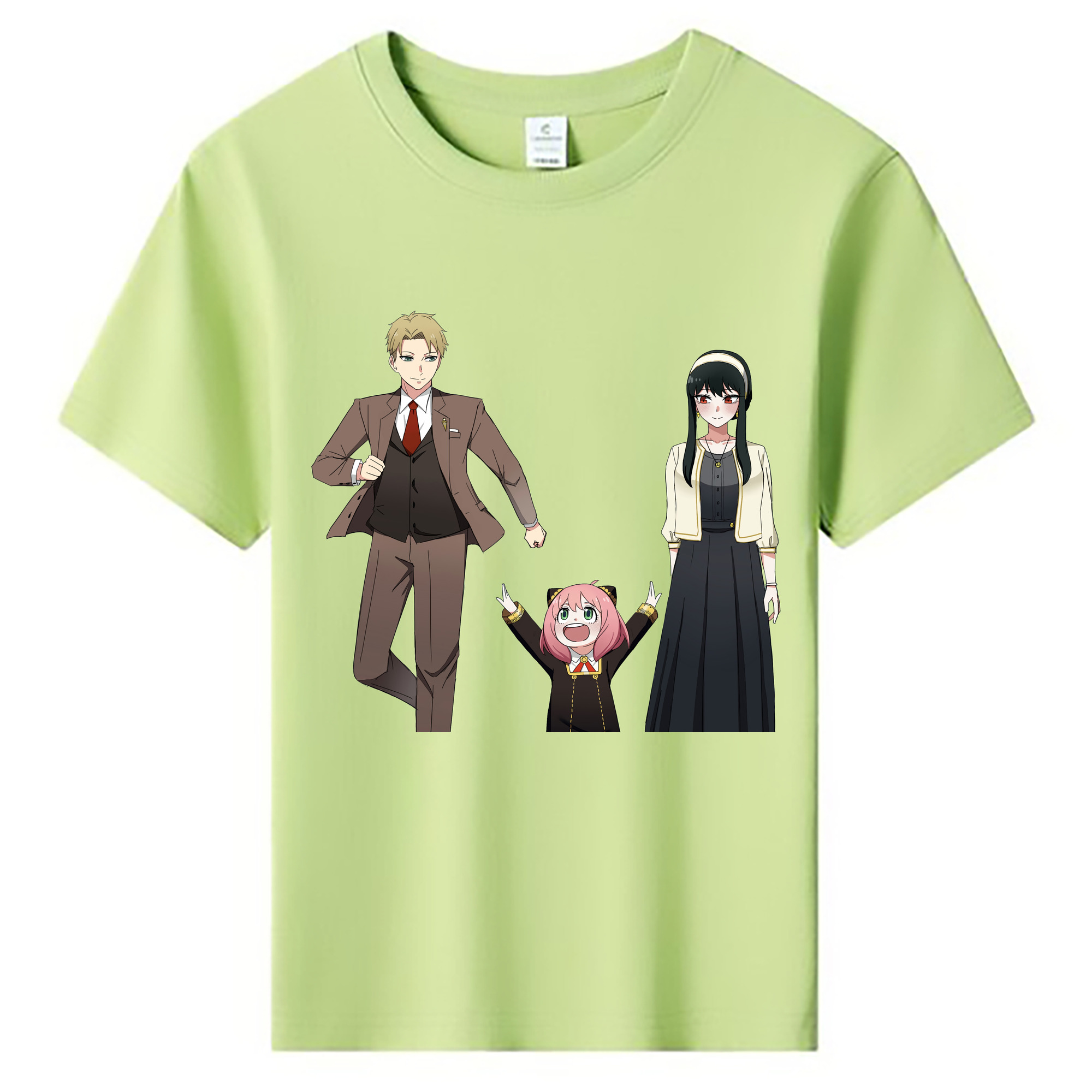 （画像用） SPY×FAMILY间谍家家酒 綿100％キッズTシャツ（フロントプリント）